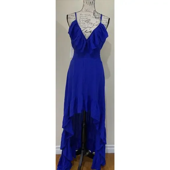 Misa Dresses | Misa Los Angeles Womens Strap Maxi Royal Blue Dress Size See Measurement | Color: Blue | Size: See Measurements | Melania5's Closet